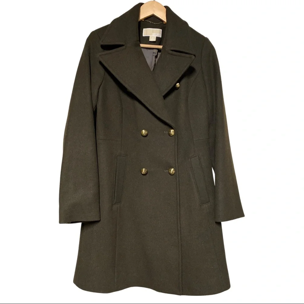 Michael Kors Double Breasted Walker Coat - Picture 4 of 5